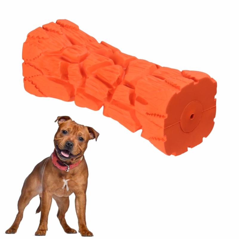 Juguetes de goma natural para mascotas Juguetes interactivos para chirriar perros Juguetes resistentes para masticar perros para perros medianos y grandes